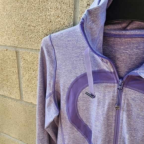 Lululemon Stride Jacket Heathered Persian Purple Womens Size 6 - Picture 3 of 11